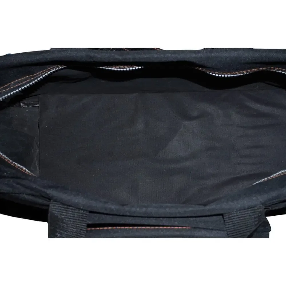 Harley-Davidson Black Duffel Bag with Winged Logo – Travel/Gym/Overnight Bag